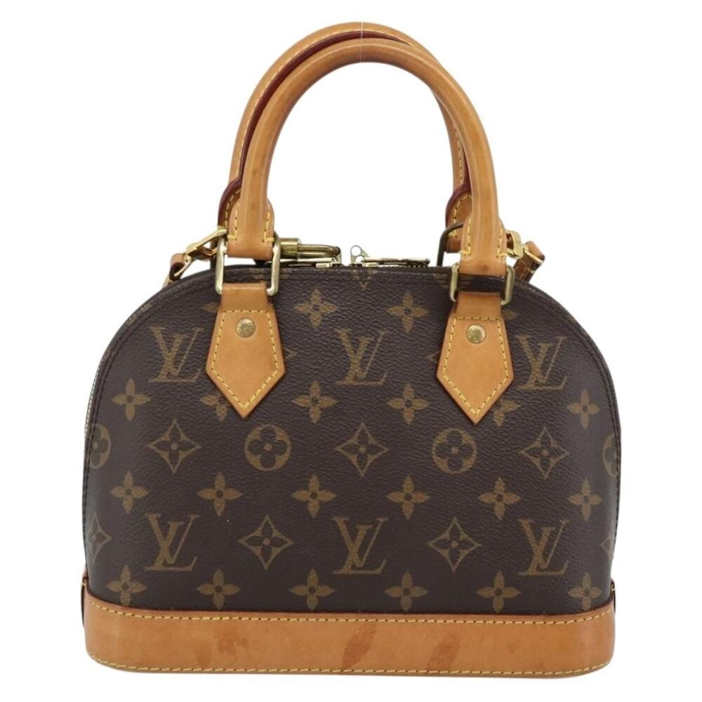 Louis Vuitton Monogram Alma BB Handbag Brown